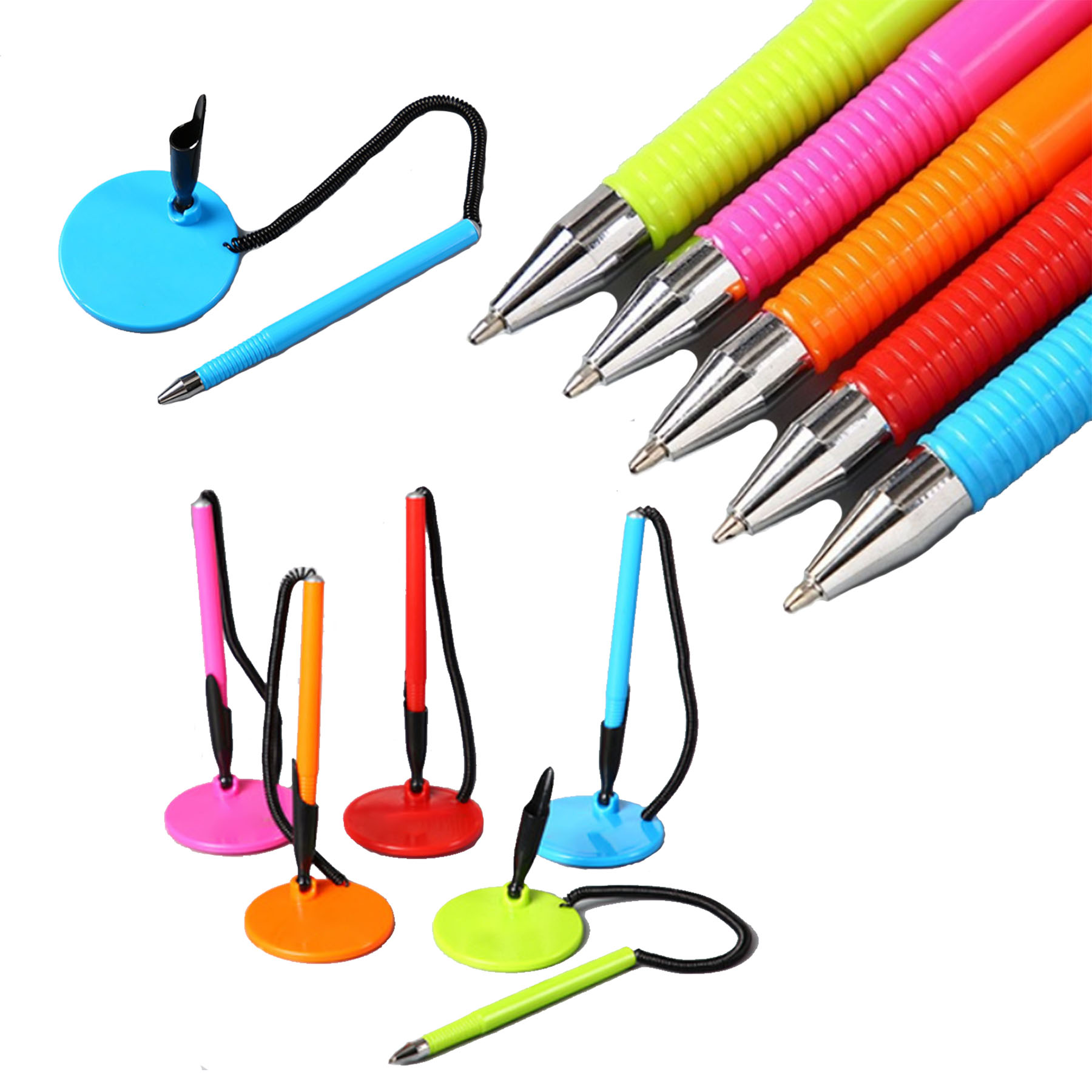 Counter Ballpoint Pen With Holder -Blue Ballpoint Pen Core 1