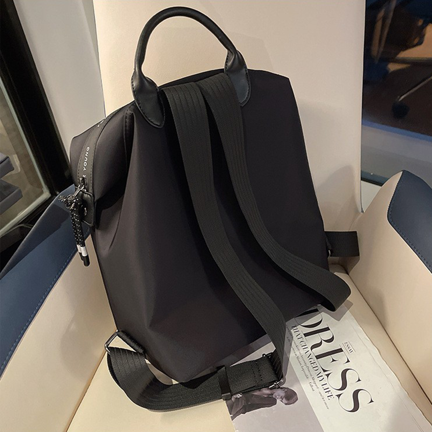 Minimalist Nylon Cloth Backpack 6