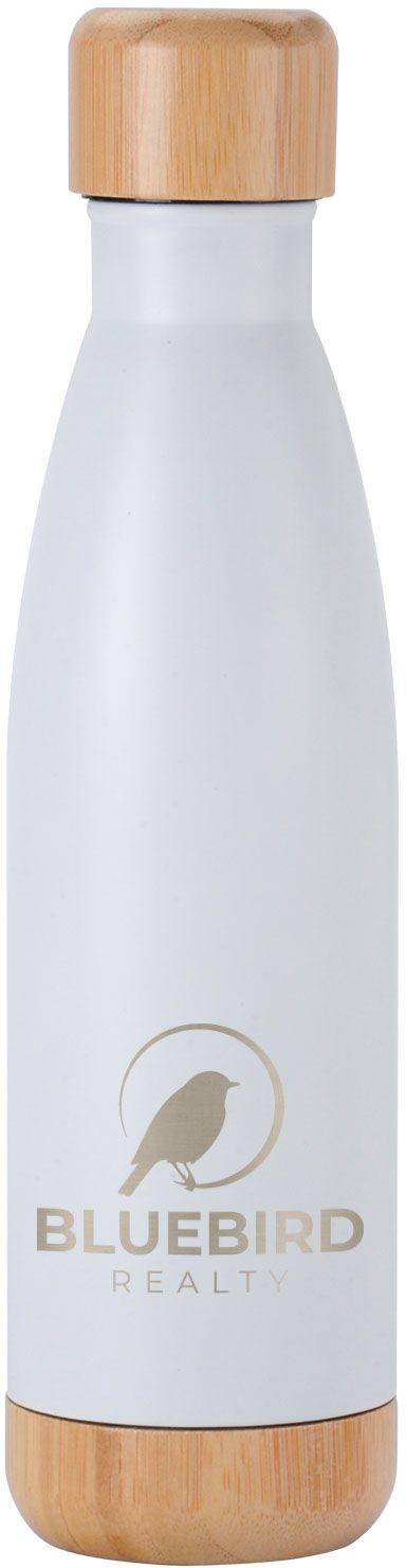 VOYAGER BOTTLE WITH BAMBOO BASE & LID 17 OZ 17