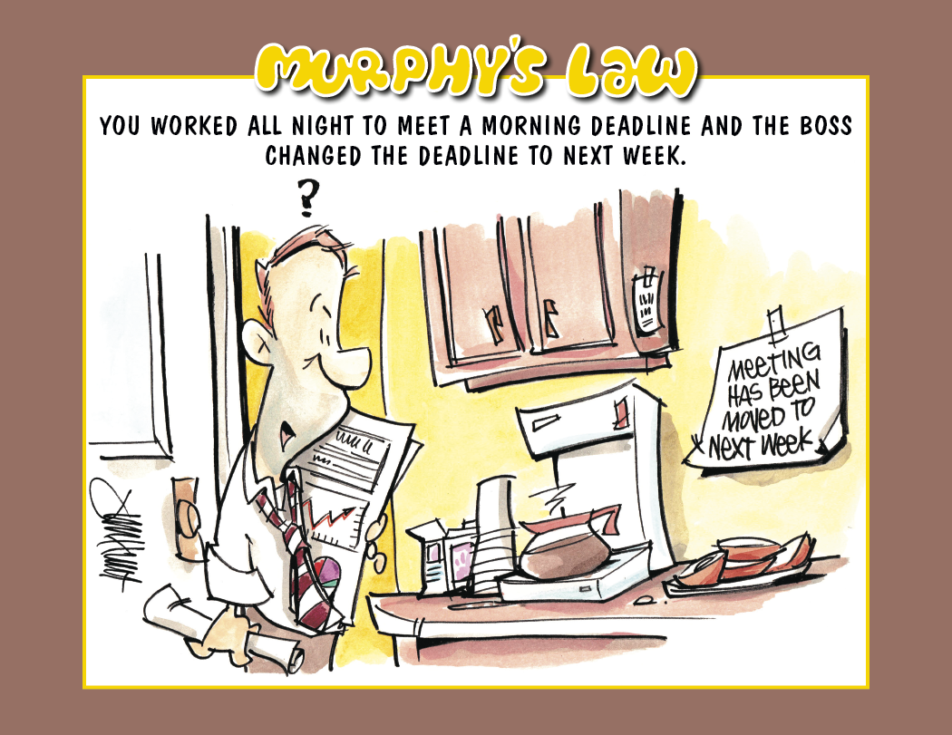 HotLine® Products Murphy's Law Appointment Calendar - Stapled 45