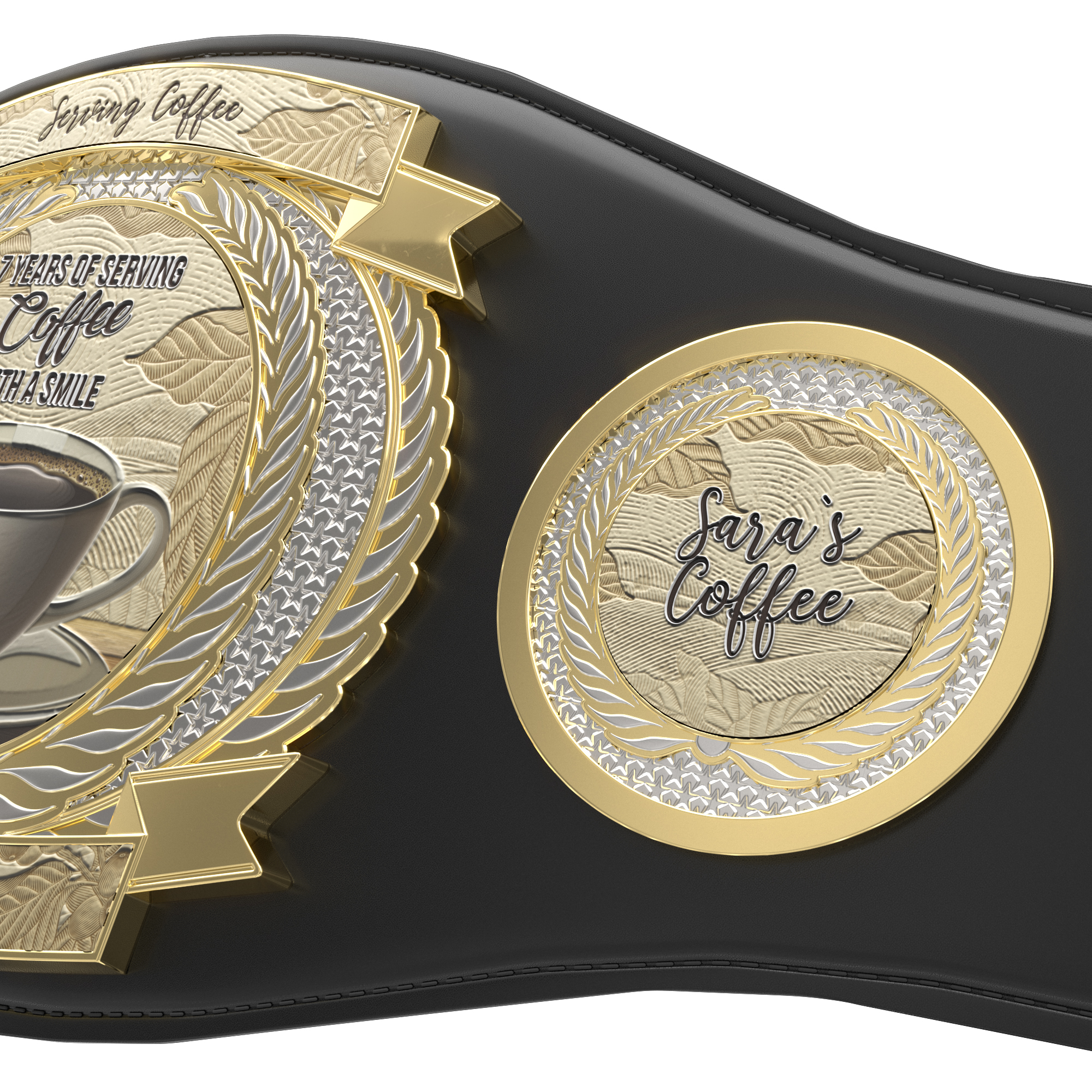 Express Vibraprint® Perpetual Championship Award Belt- Round 15