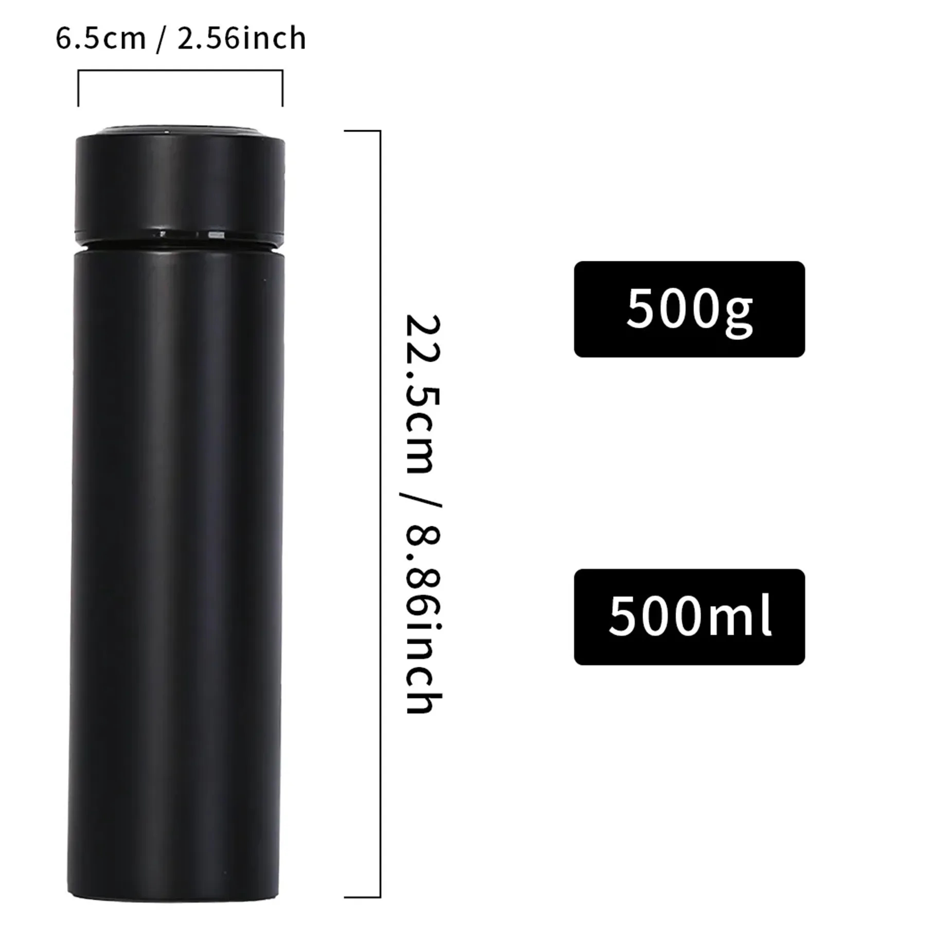 Smart Kettle 500ml Thermal Mug with LED Temperature Display 5