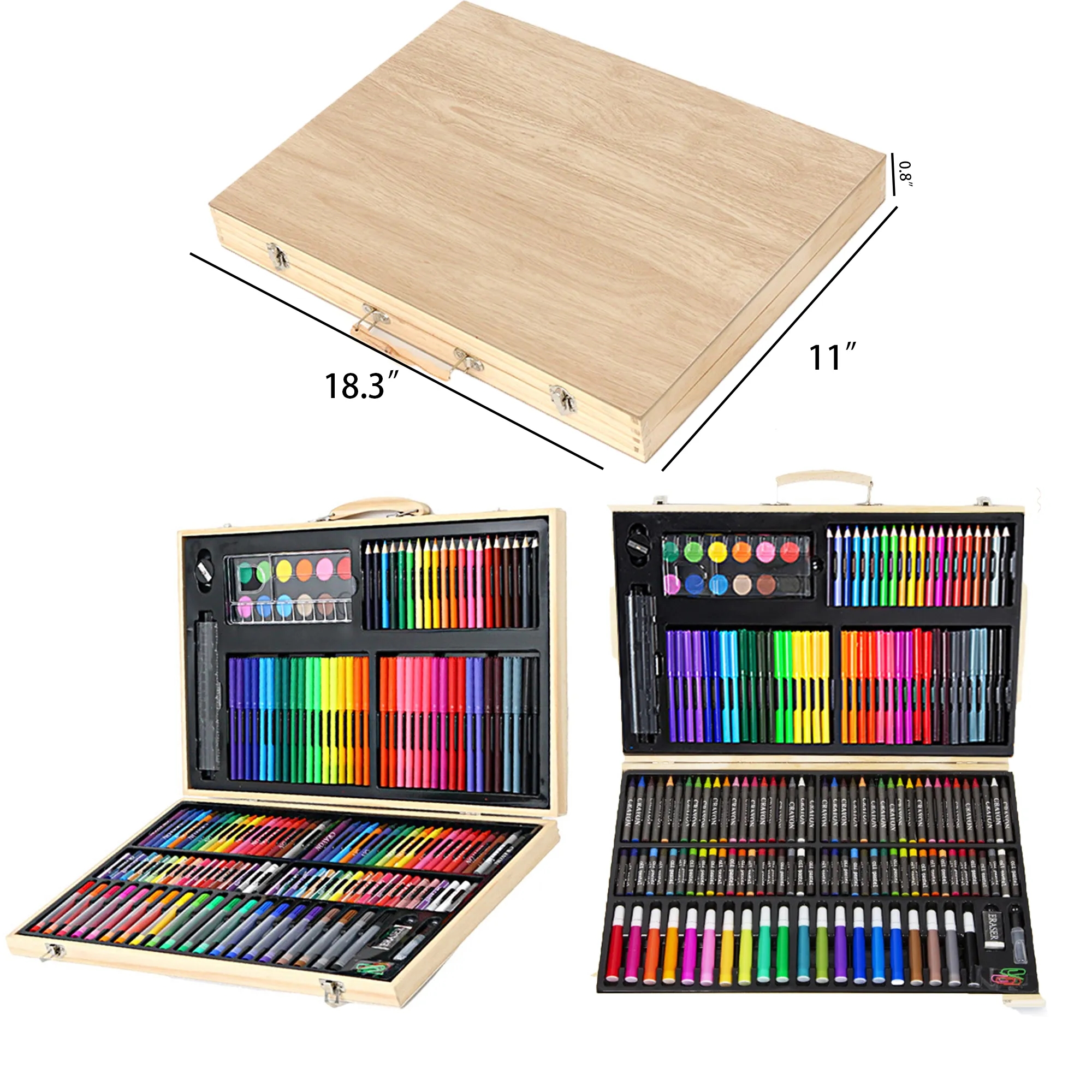 MOQ20 180 Deluxe Drawing Pen Set For Children 3