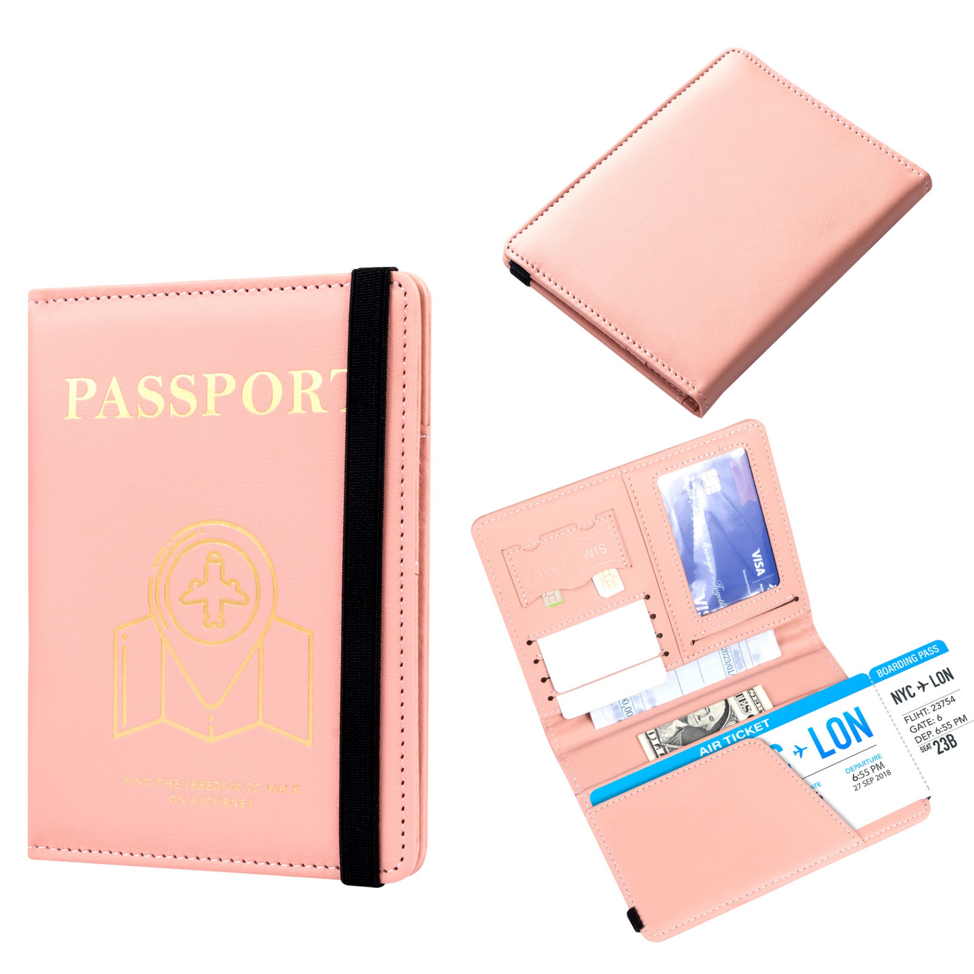 PU Leather Passport Holder 4