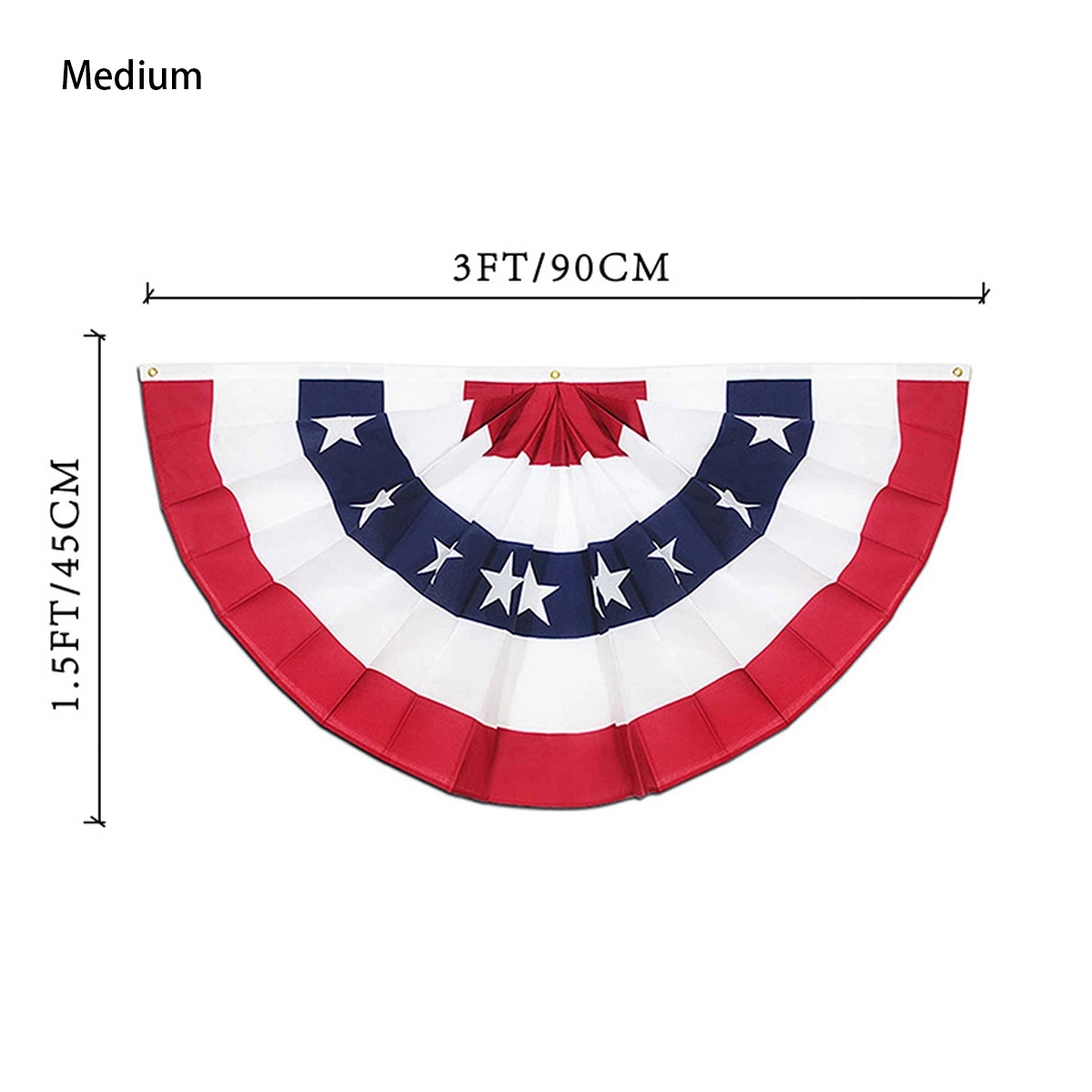 Patriotic American Bunting Flag Banner 4