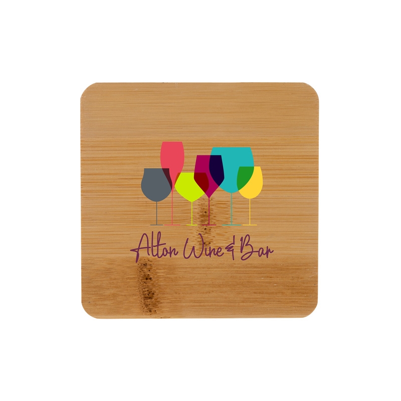 Brandon Single Bamboo Coaster 10