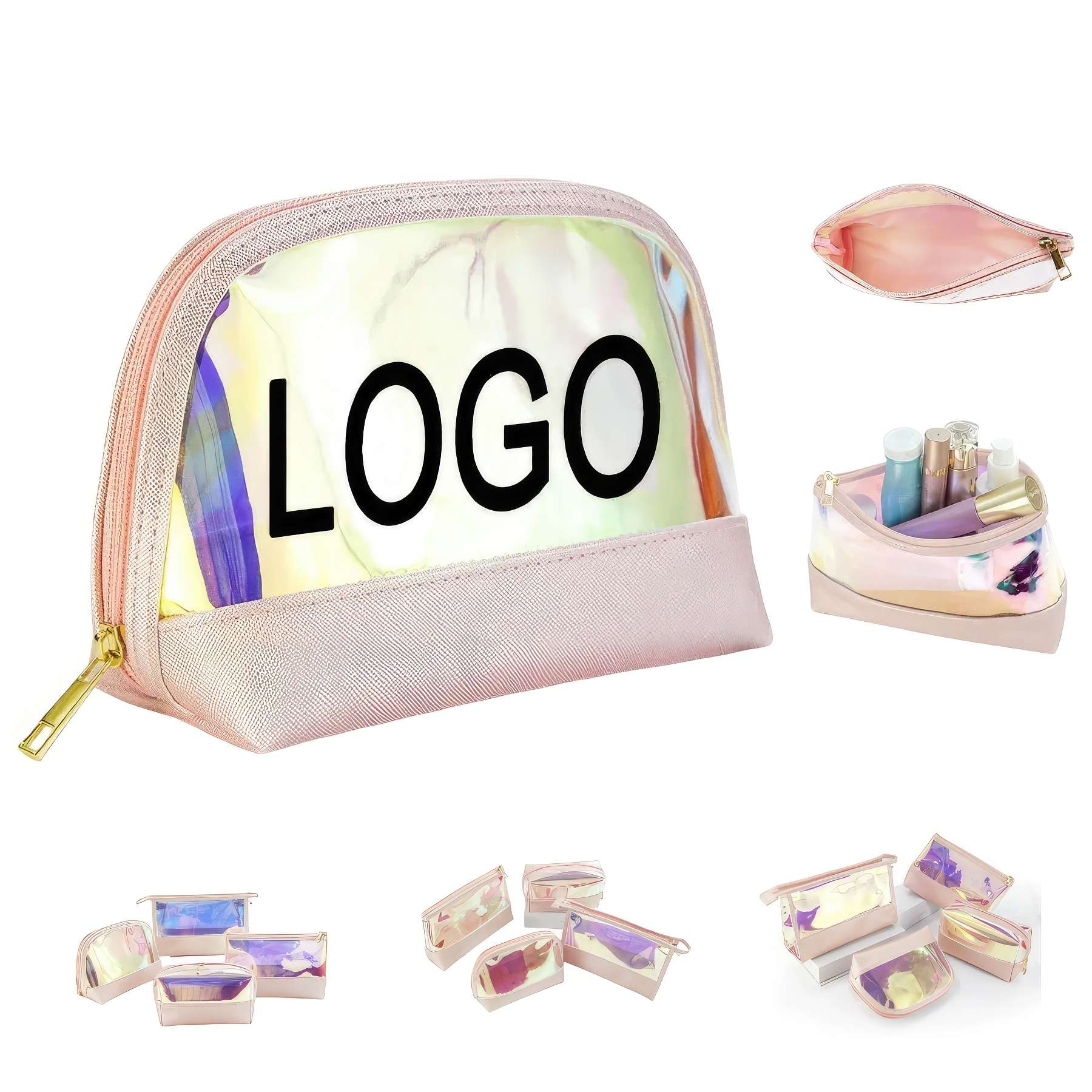 TPU Travel Makeup Organizer Pouch & CosmeticToiletry Bag 3