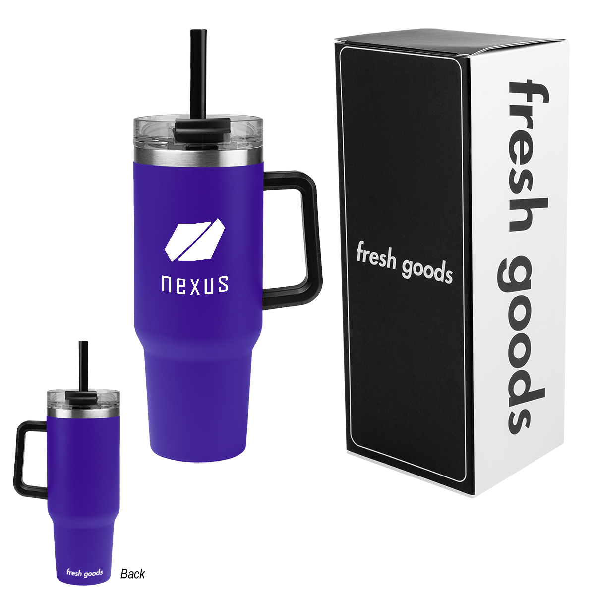 Fresh Goods 40 Oz. Intrepid Stainless Steel Tumbler 4