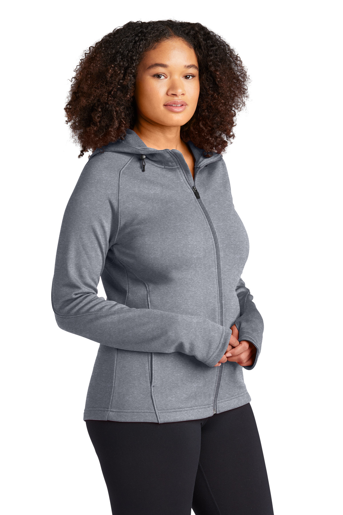 Sport-Tek Women's Tech Fleece Full-Zip Hooded Jacket. L248 25