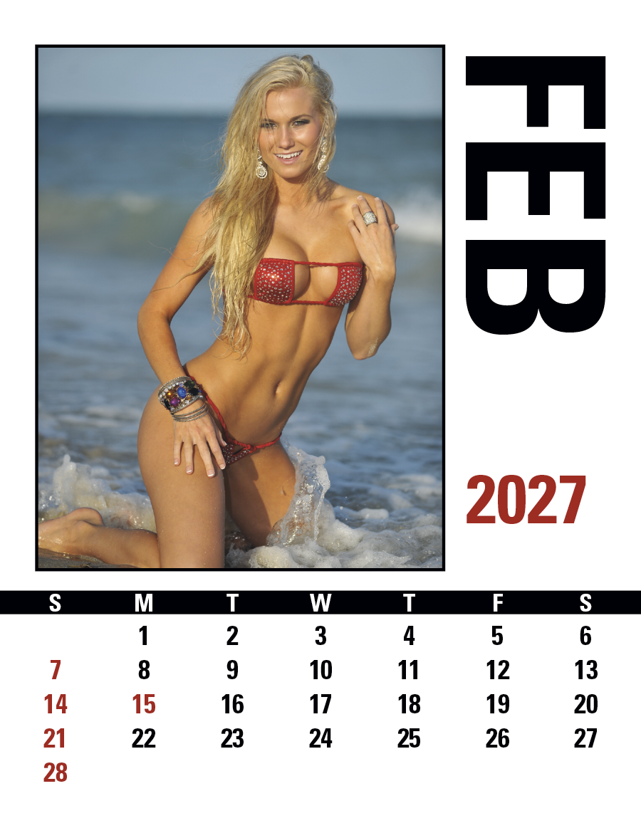 Triumph® Calendars Press-N-Stick Full-Color Header Sunshine Girls Calendar 28
