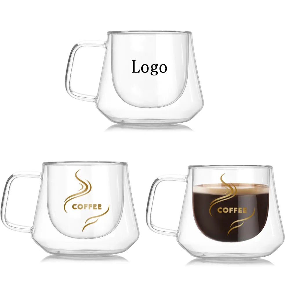6.7oz Double Wall Glass Mug 2