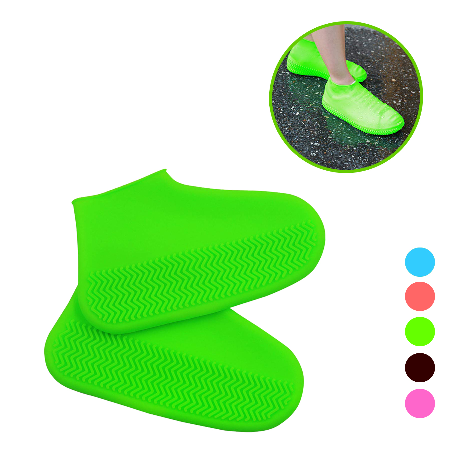 Silicone Waterproof Shoe Covers 2