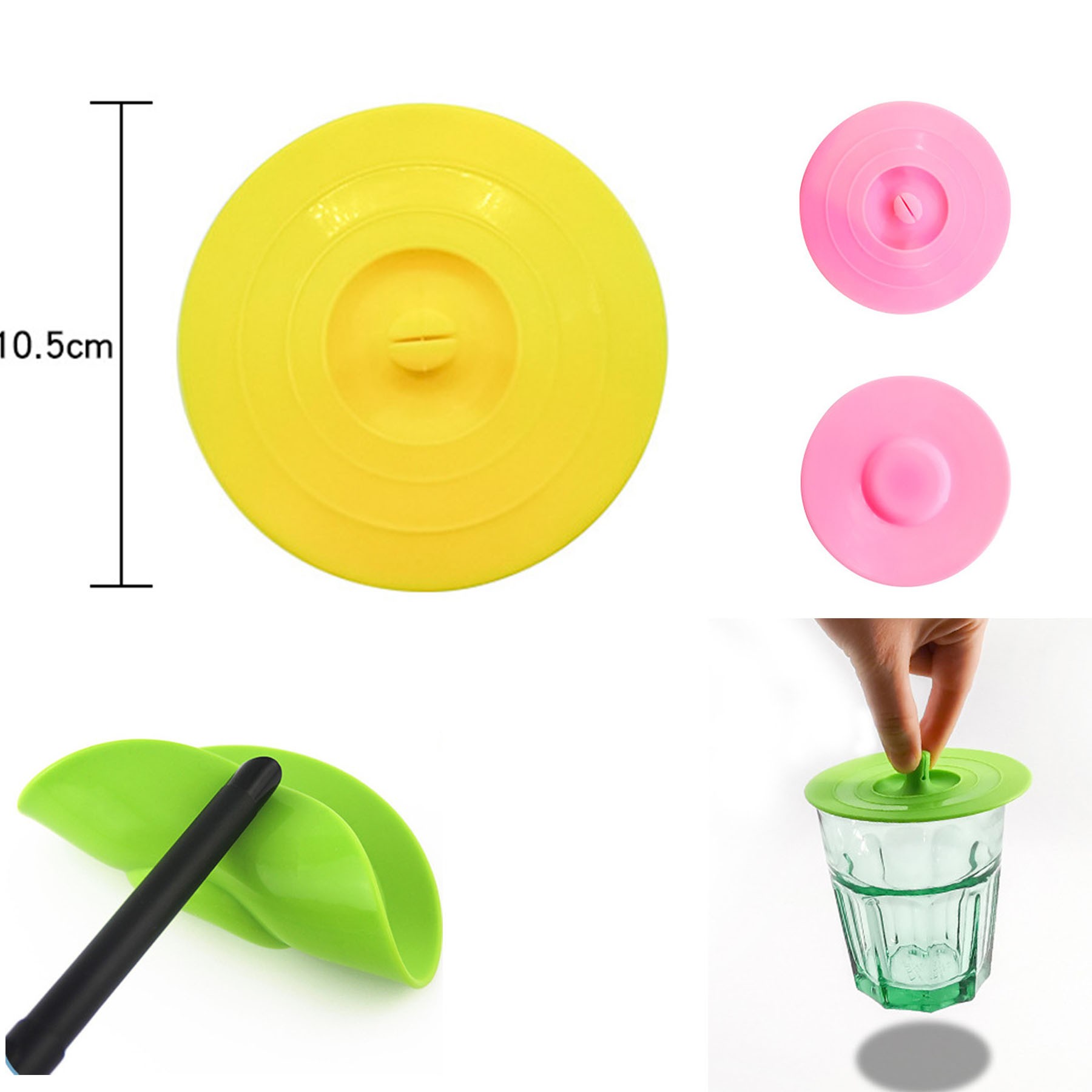 Sealed Silicone Mug Lid With Clamp 2