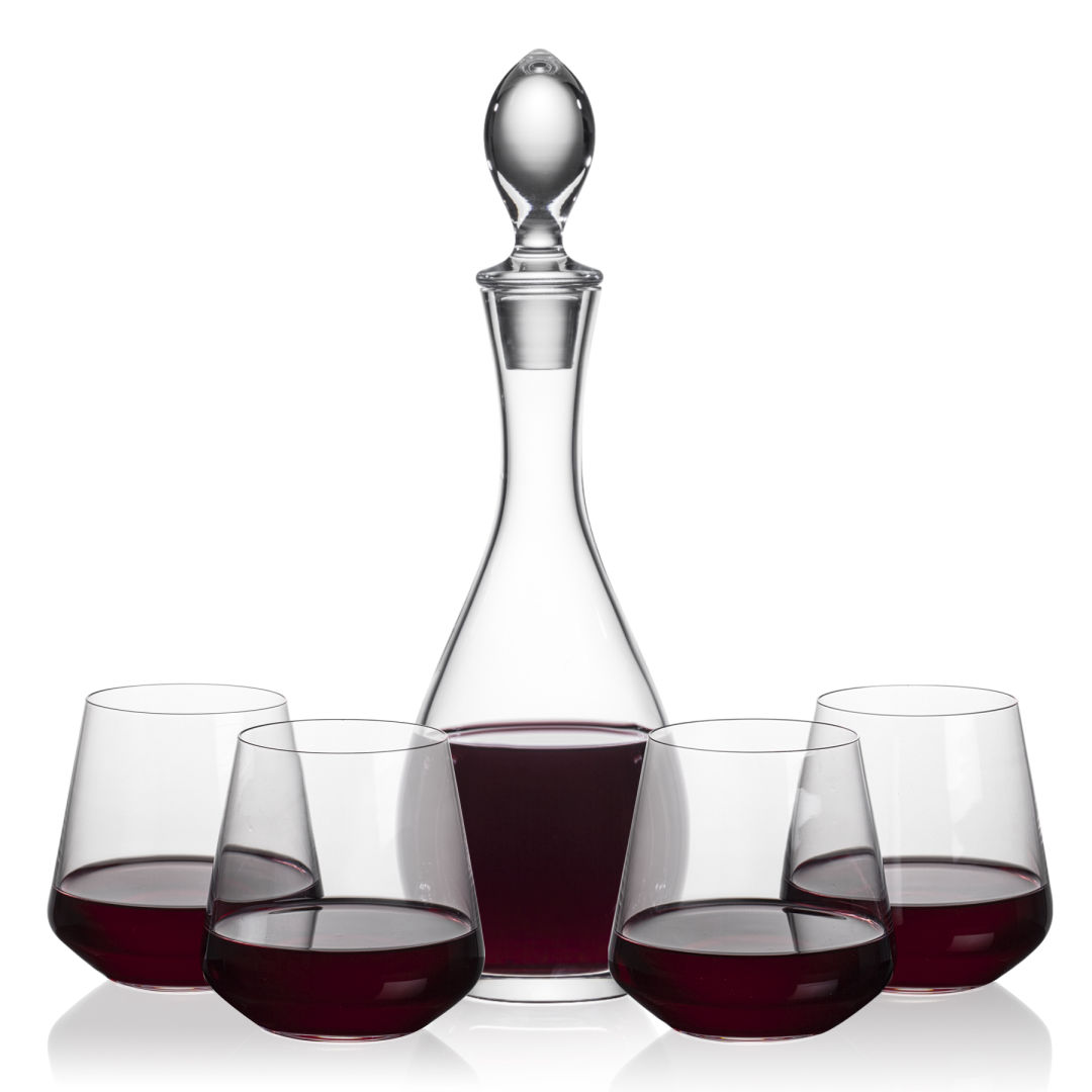 Malvern Decanter & Cannes Stemless Wine 4