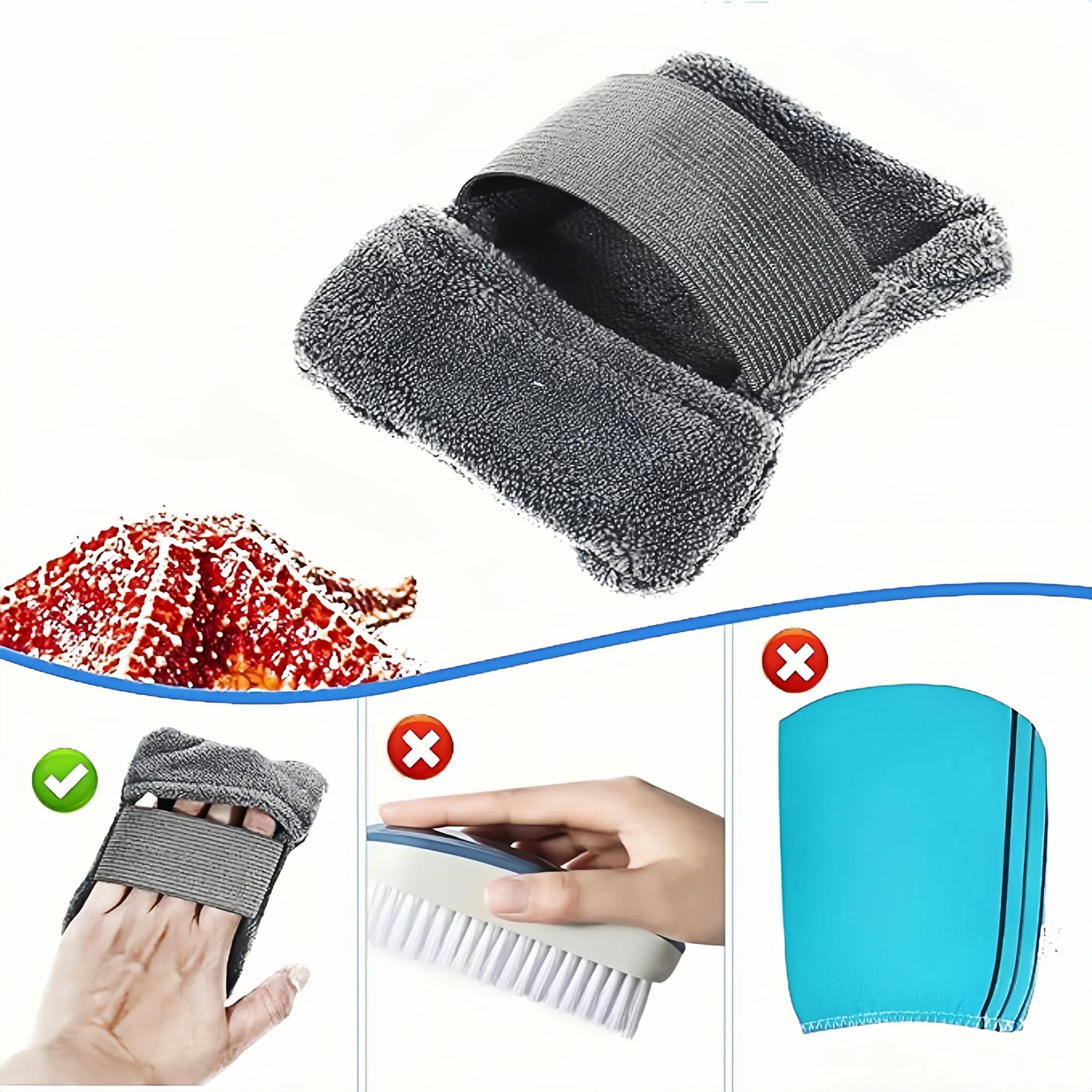 Beach Sand Remover Mitts 2