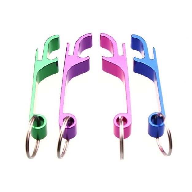 Metal Bottle Opener Keyring 1