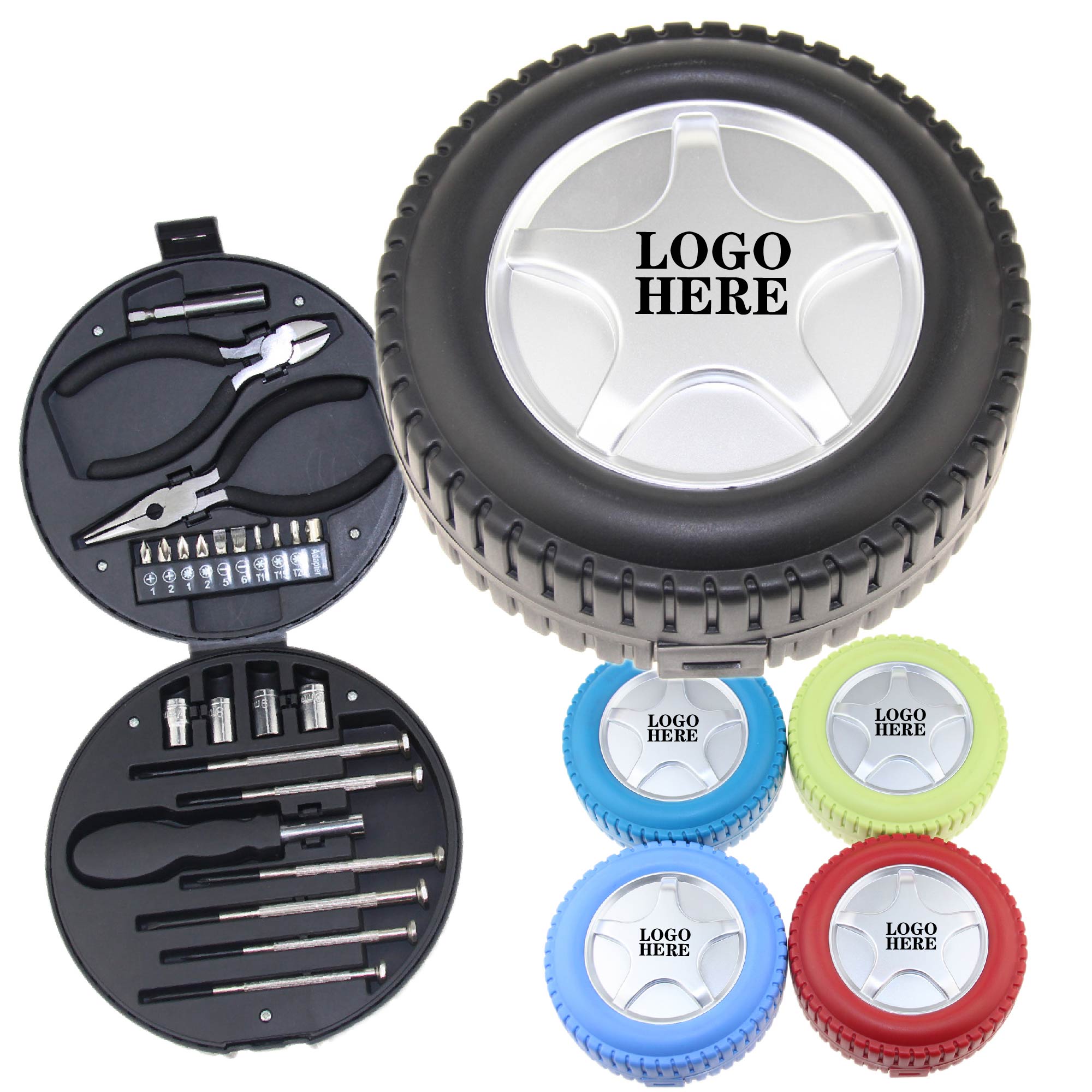 24-Piece Tire-Shaped Tool Set 1