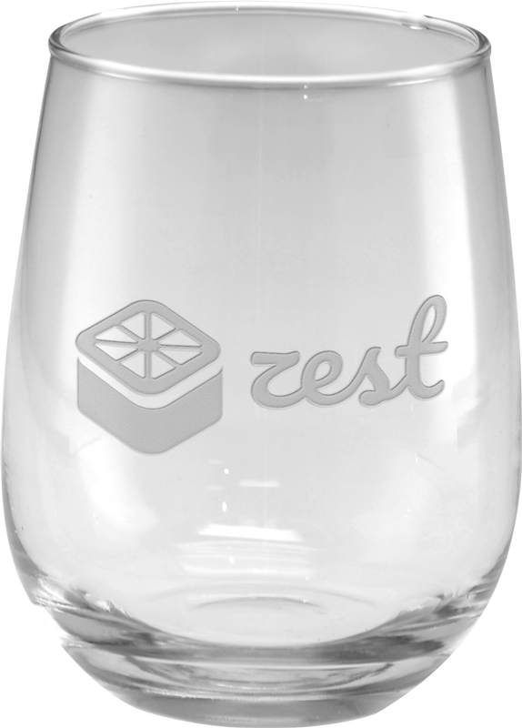 16.9 oz. Stemless Wine Glass - Etched