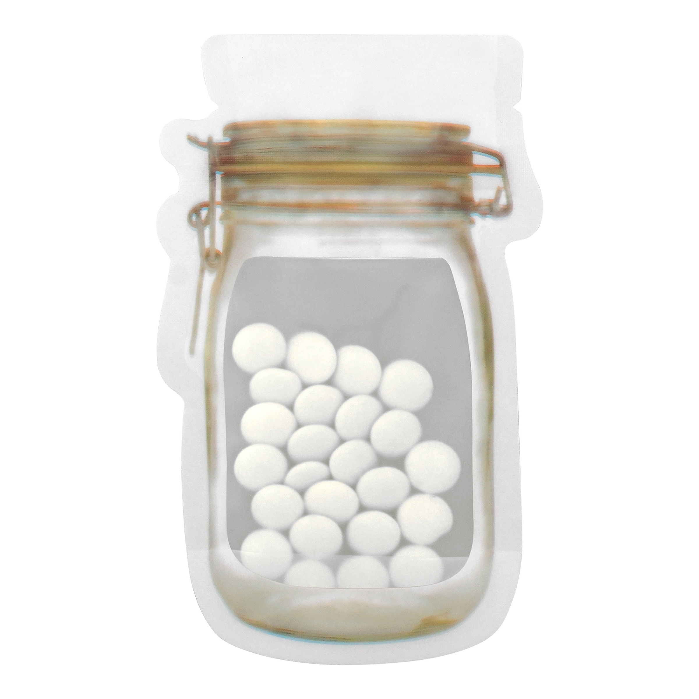 MASON JAR BAG OF PRINTED CANDY 4