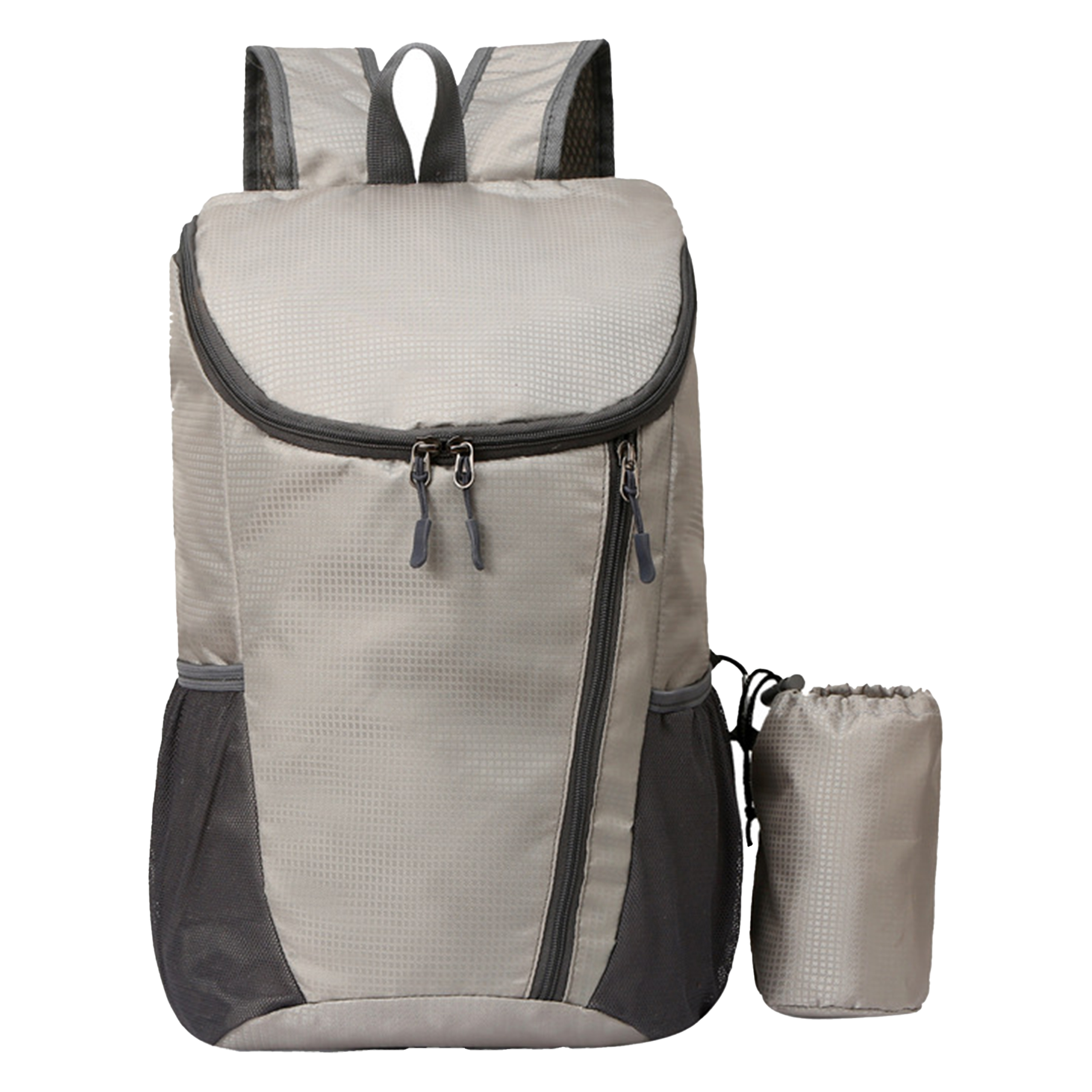 Nylon Large Capacity Waterproof Folding Backpack 7