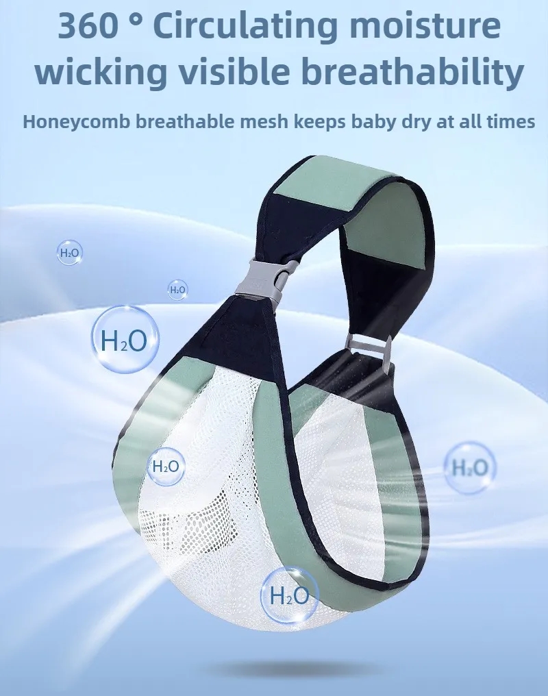 Adjustable Baby Carrier 7-44lbs Breathable Mesh for Toddler Travel & Daily Use 8