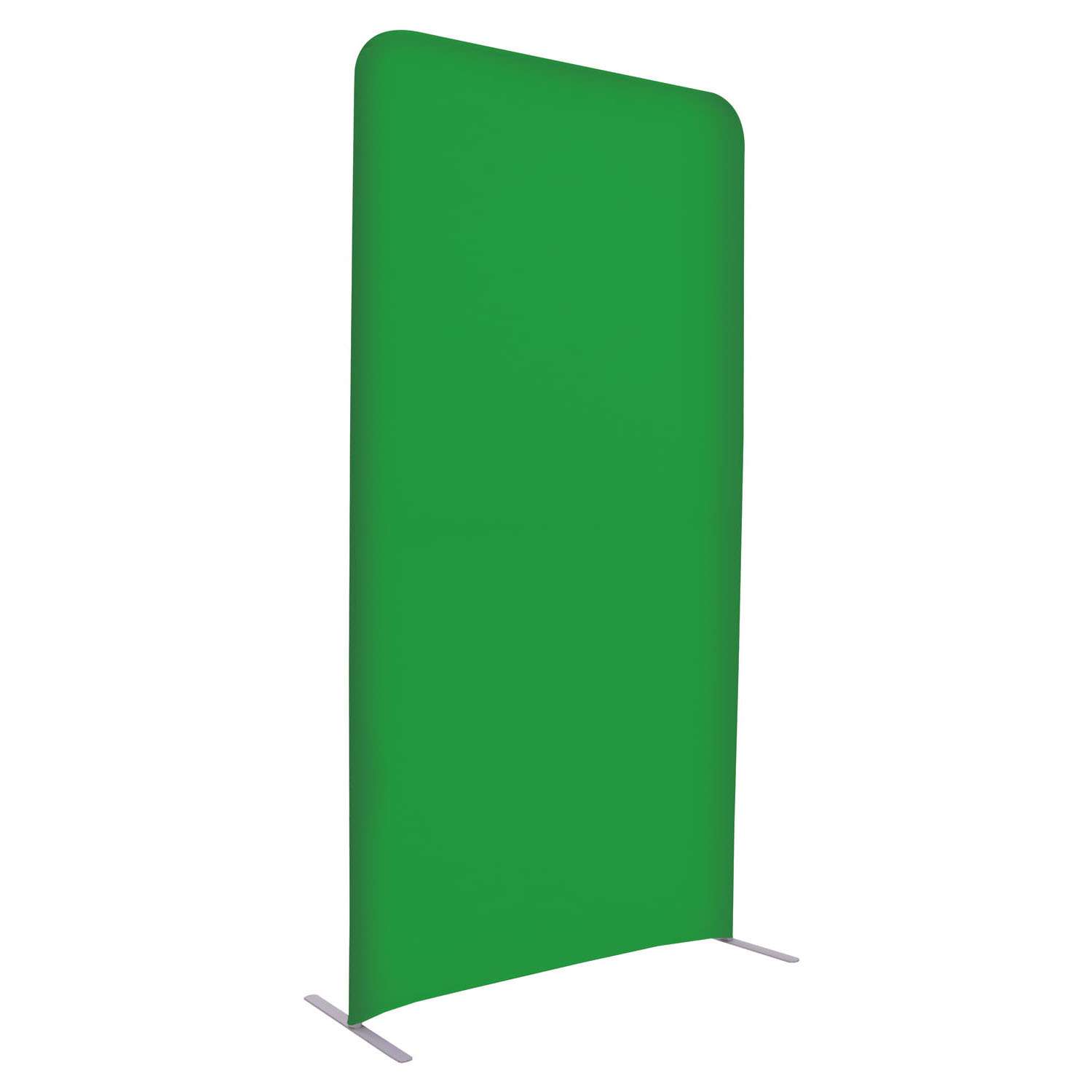 4'W x 90"H EuroFit Straight Wall Green Screen Kit