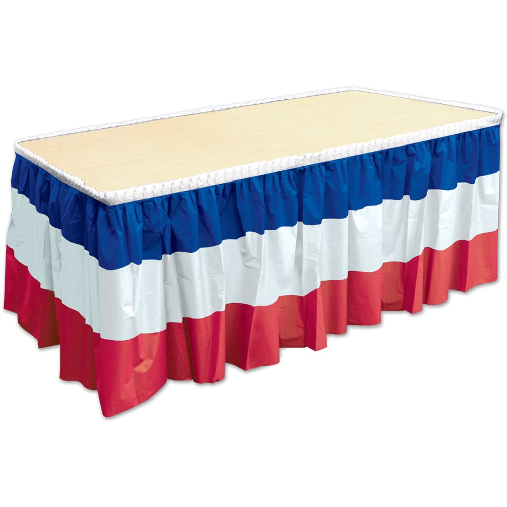 Patriotic Table Skirtings - 29" x 14' 2