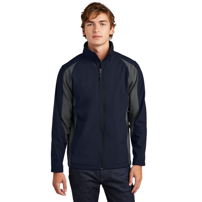Sport-Tek Colorblock Soft Shell Jacket. 17