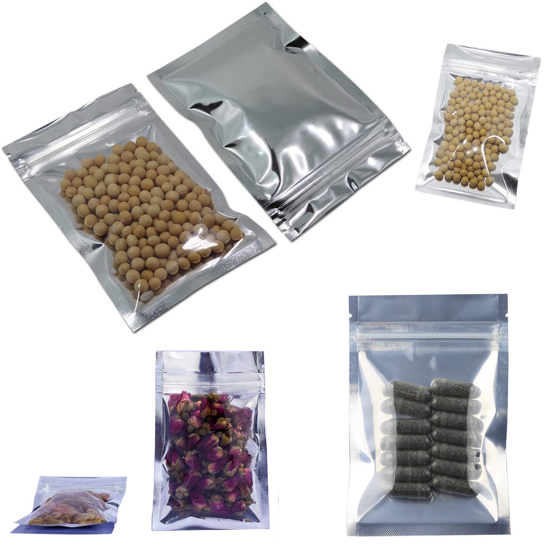 Clear Reclosable Mylar Bags 2