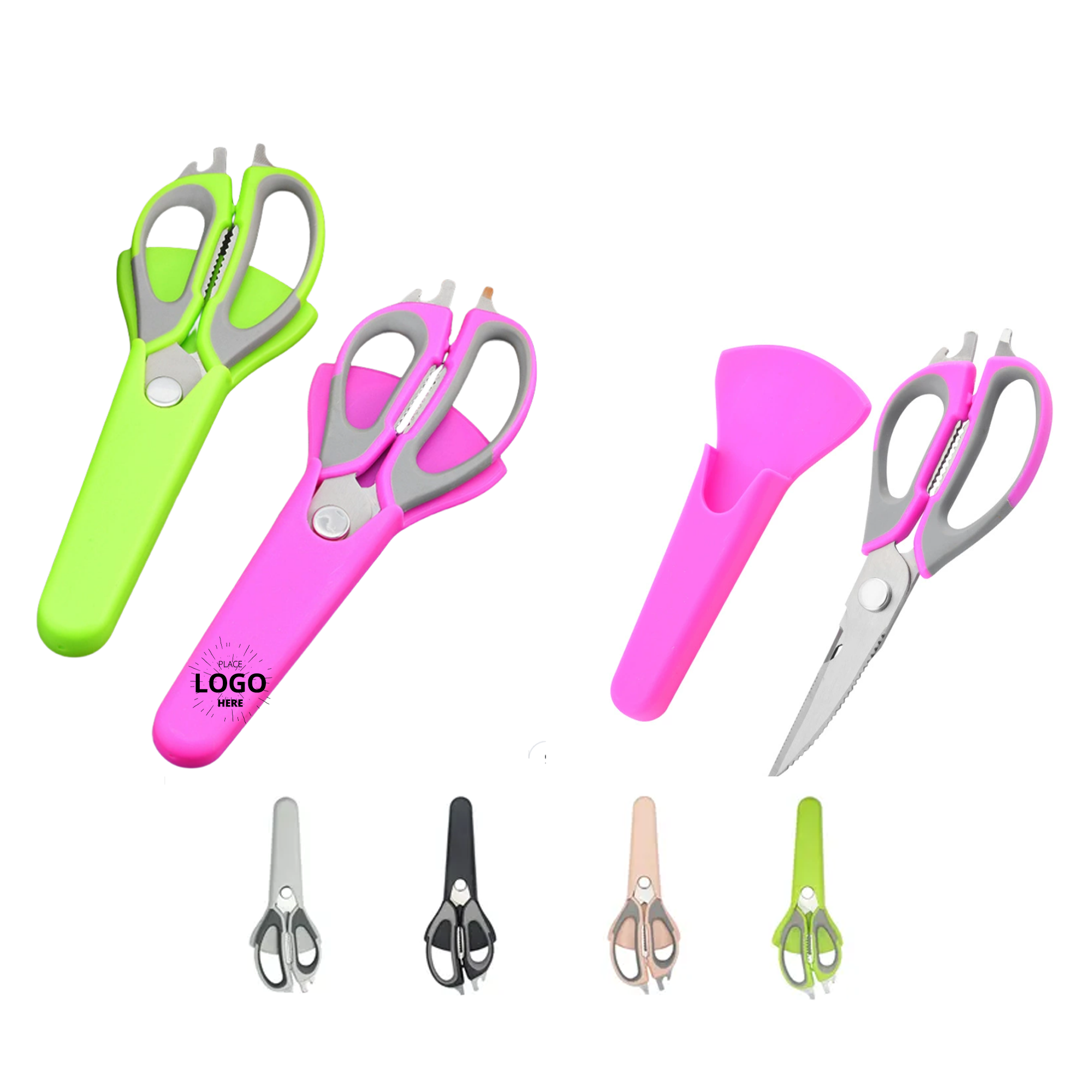 Kitchen Shears with Magnetic Holder 2