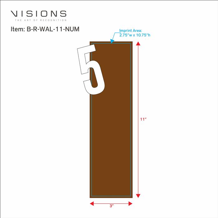 Rectangular Walnut 65
