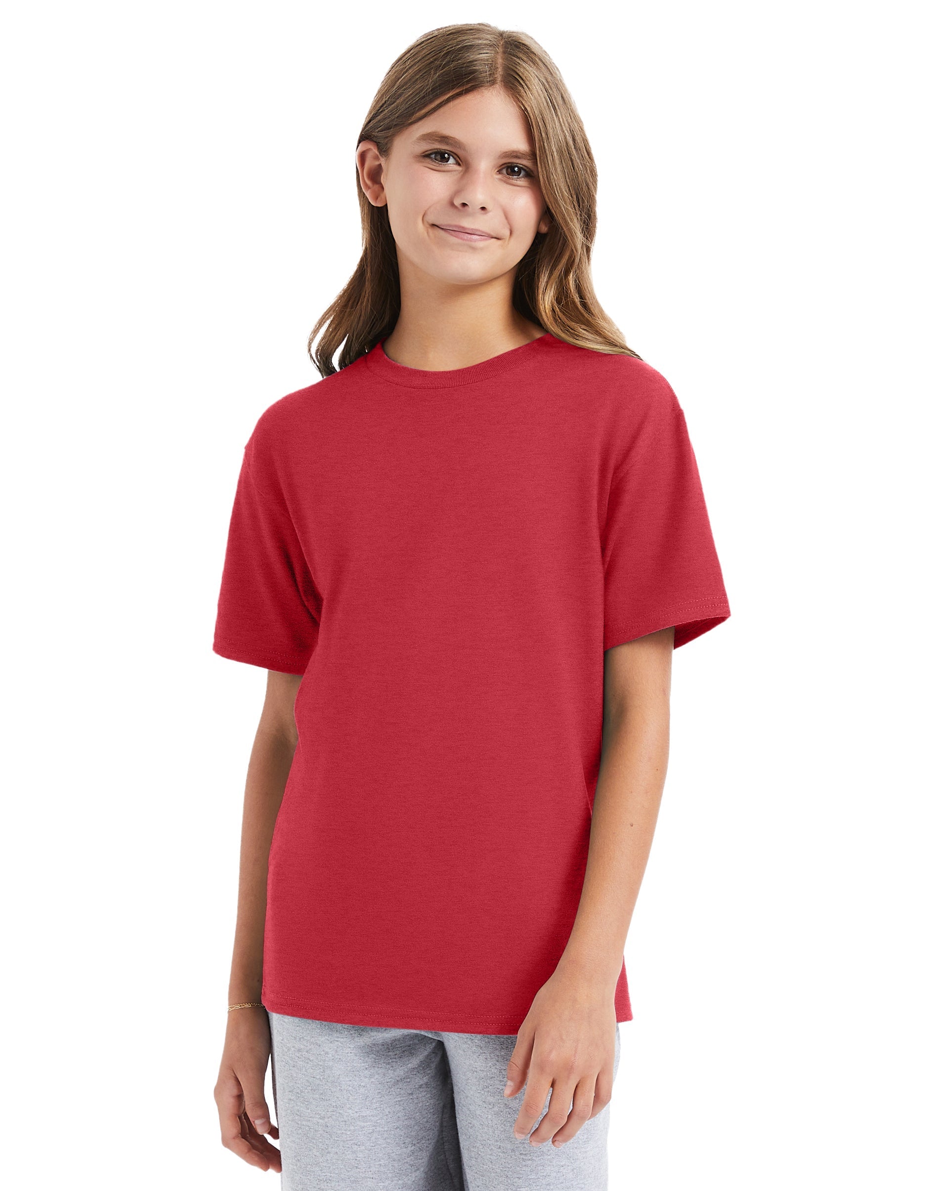 Hanes Perfect-T Youth Short Sleeve T-shirt 9