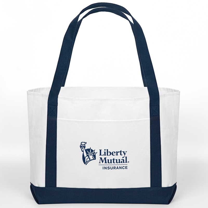 Canvas Beach Bag, custom tote bag with logo imprint 6
