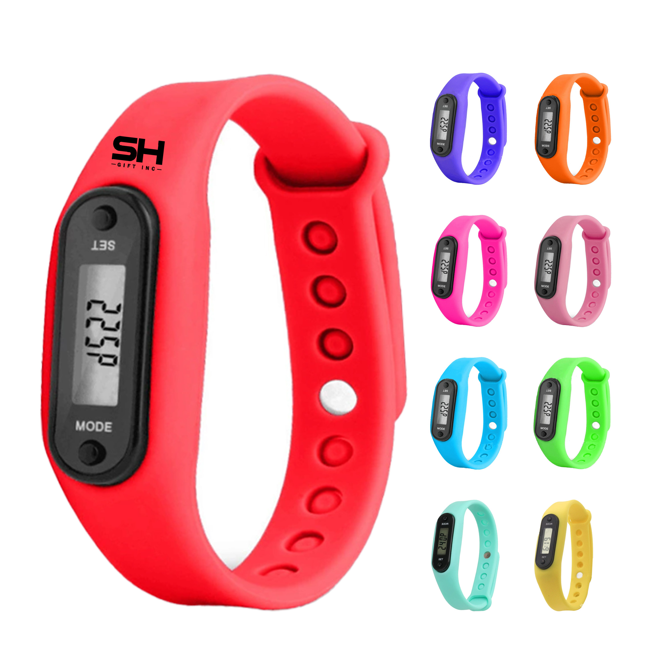 Silicone Fitness Tracker Watch 1