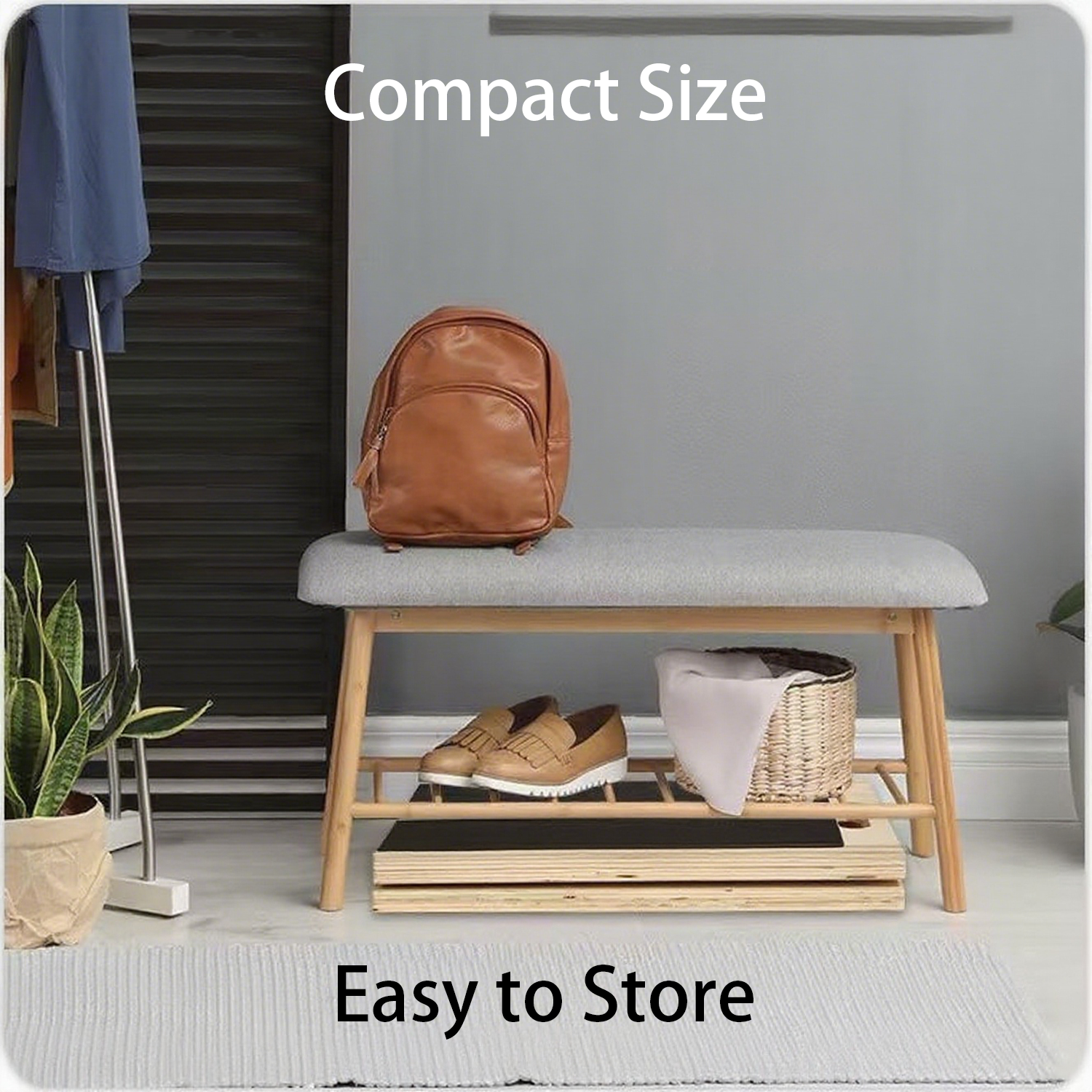 Portable Calf Stretching Squats Wooden Slant Board 4