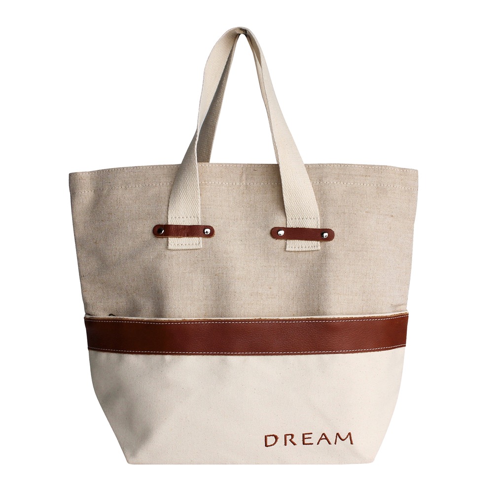 12 Oz. Jute/Cotton Blended Canvas Fusion Two Bag