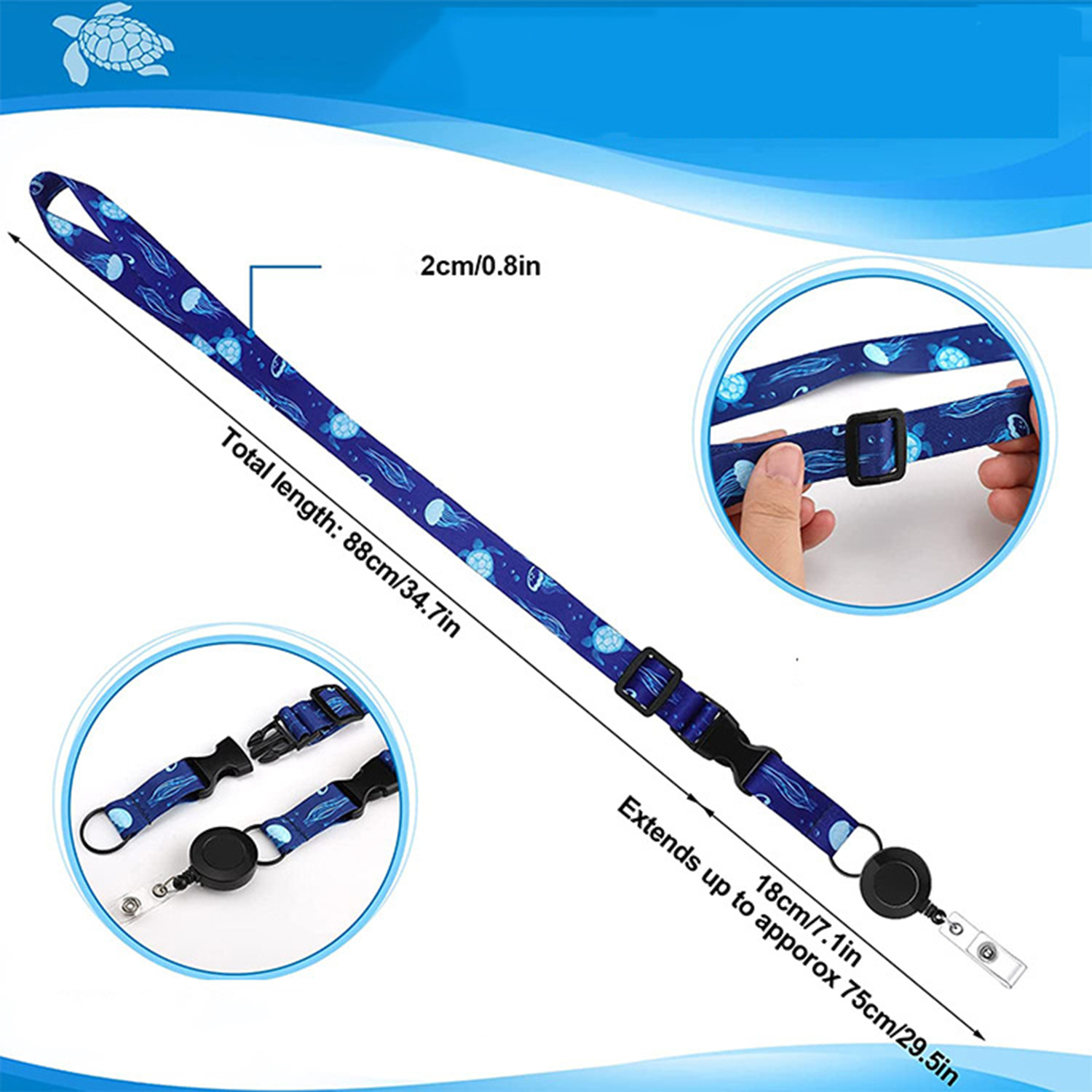 Retractable Carnival Cruise Lanyard 3