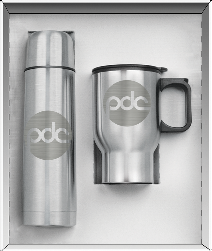 Two Piece Stainless Steel Set - Laser Etched 1