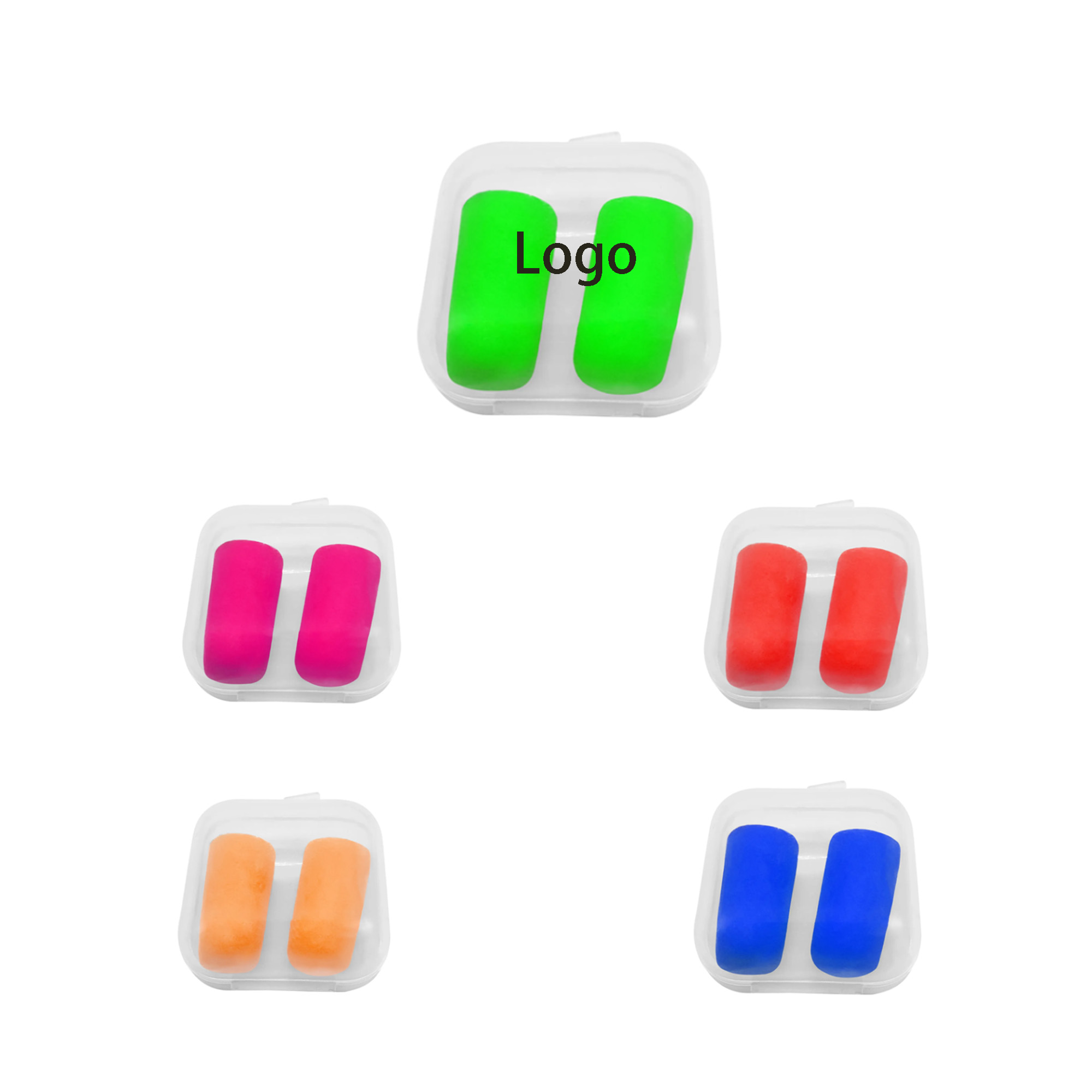 MOQ50 Ear Plugs in Square Case 1