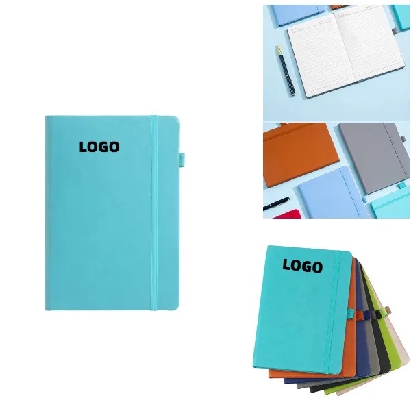 Custom Logo A5 PU Executive Notebook 4