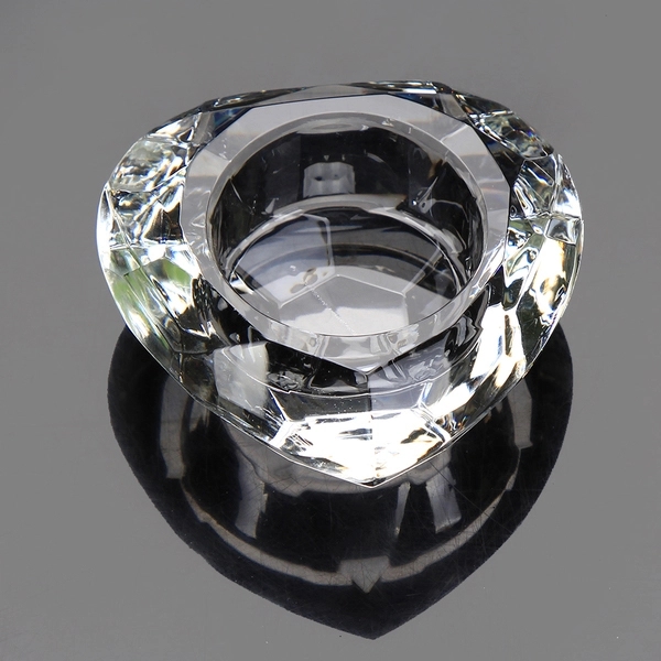 Crystal Heart Shape Wedding Tealight Holders 2
