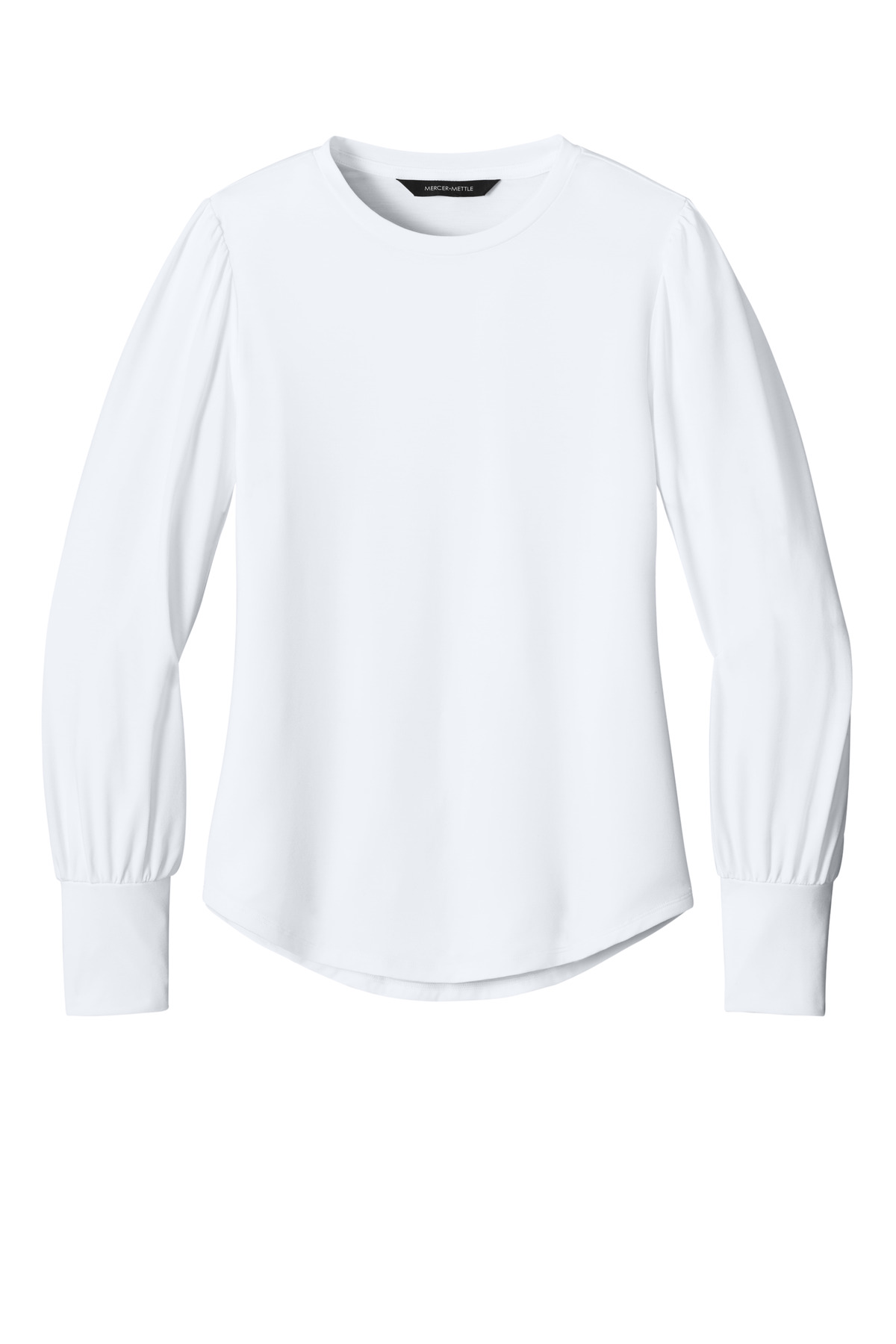 Mercer+Mettle Women's Stretch Jersey Long Sleeve Blouson Top MM1019 3