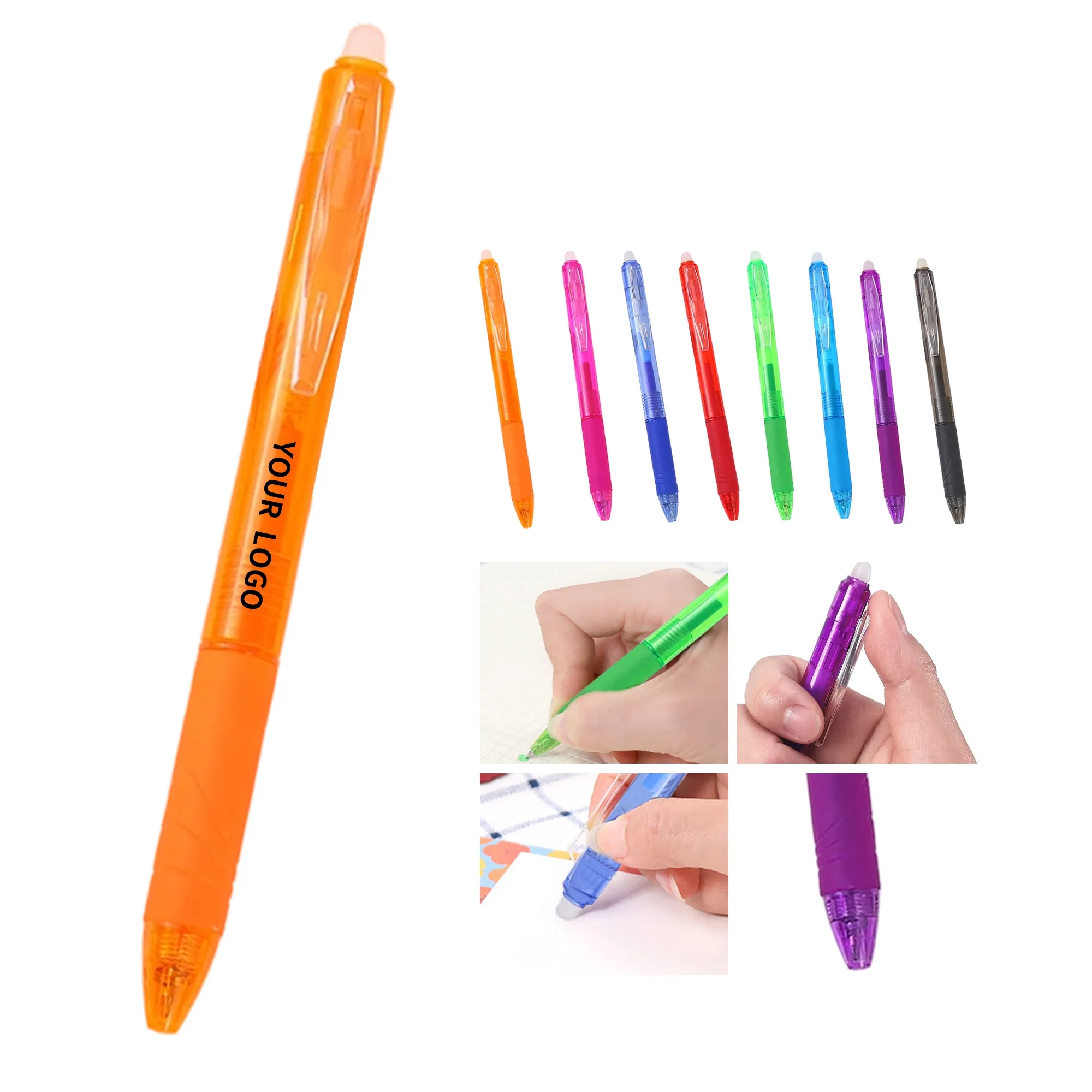 Erasable Ballpoint Pen Color Ink 5.5 Inch 4