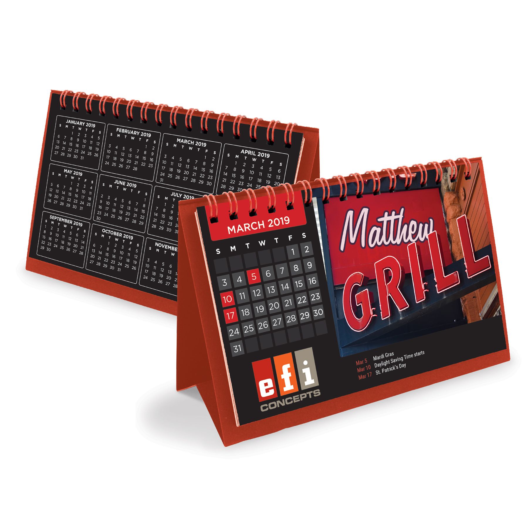 Flip Calendar w/Name Personalization (Short) 1