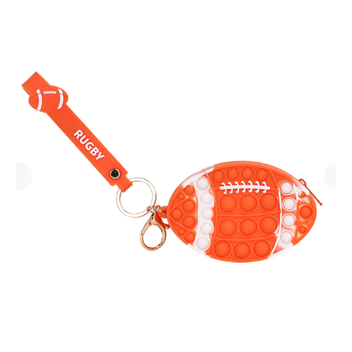 Rugby Shape Bubble Bag With Wristband 2
