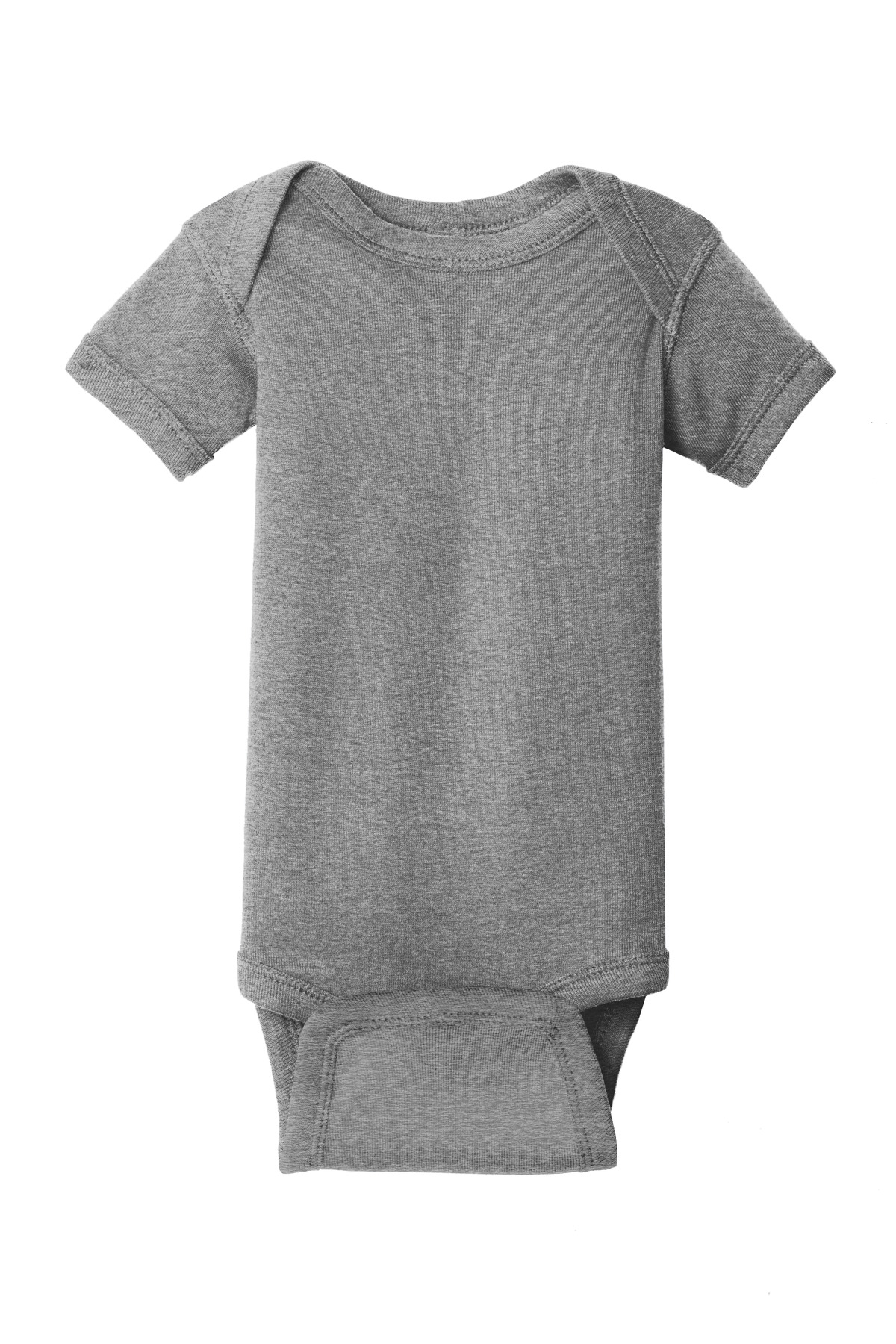Rabbit Skins Infant Short Sleeve Baby Rib Bodysuit. RS4400 48