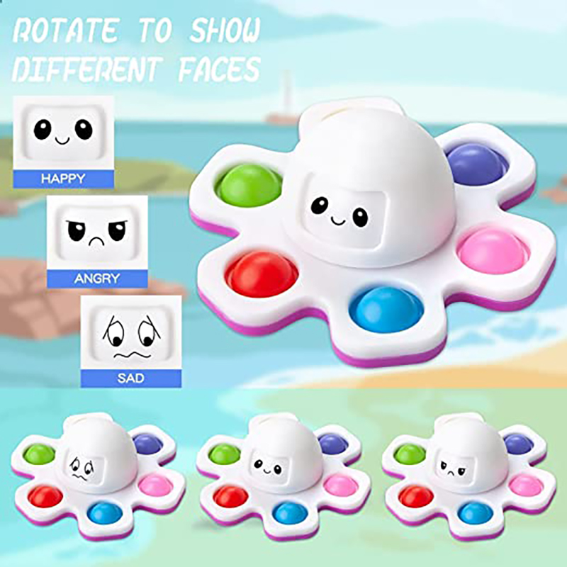 Octopus Face-Changing Bubble Sensory Toy 20