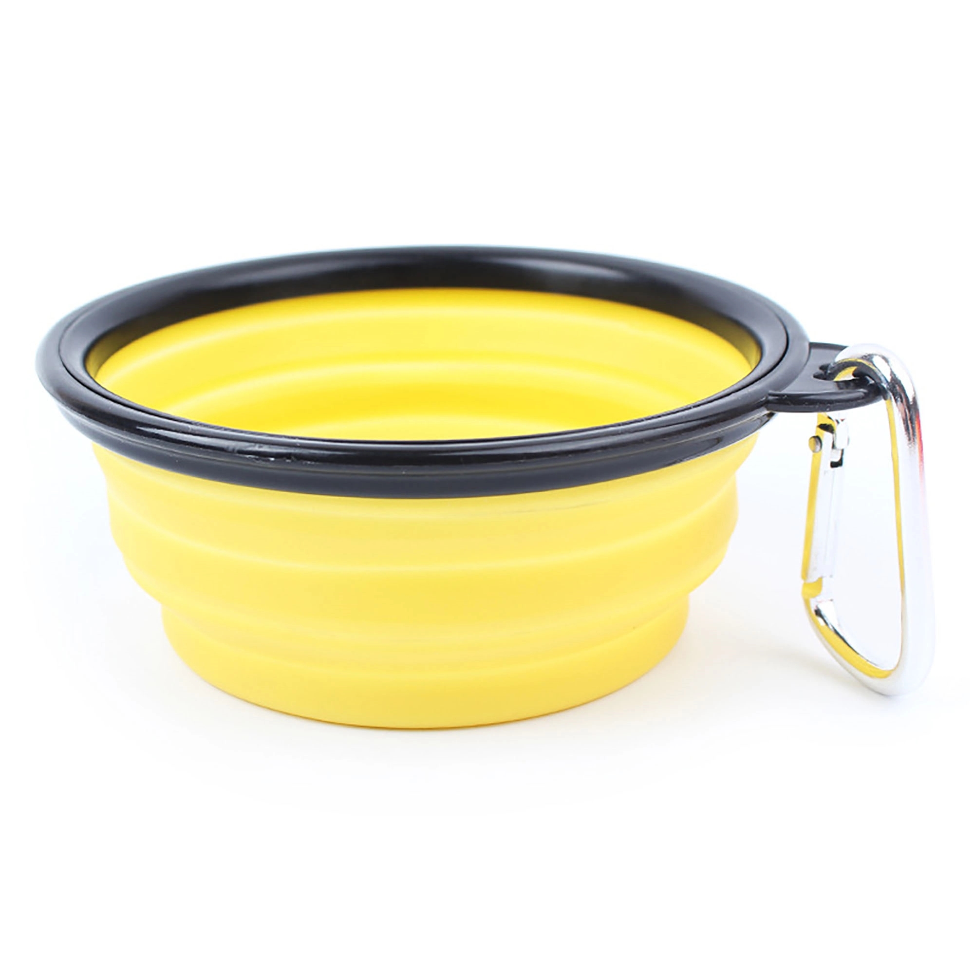 MOQ 50pcs Collapsible Silicone Pet Bowl 4