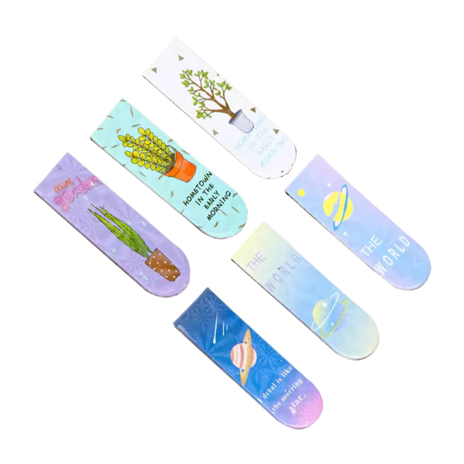 Foldable Paper Clip Magnetic Bookmark 2