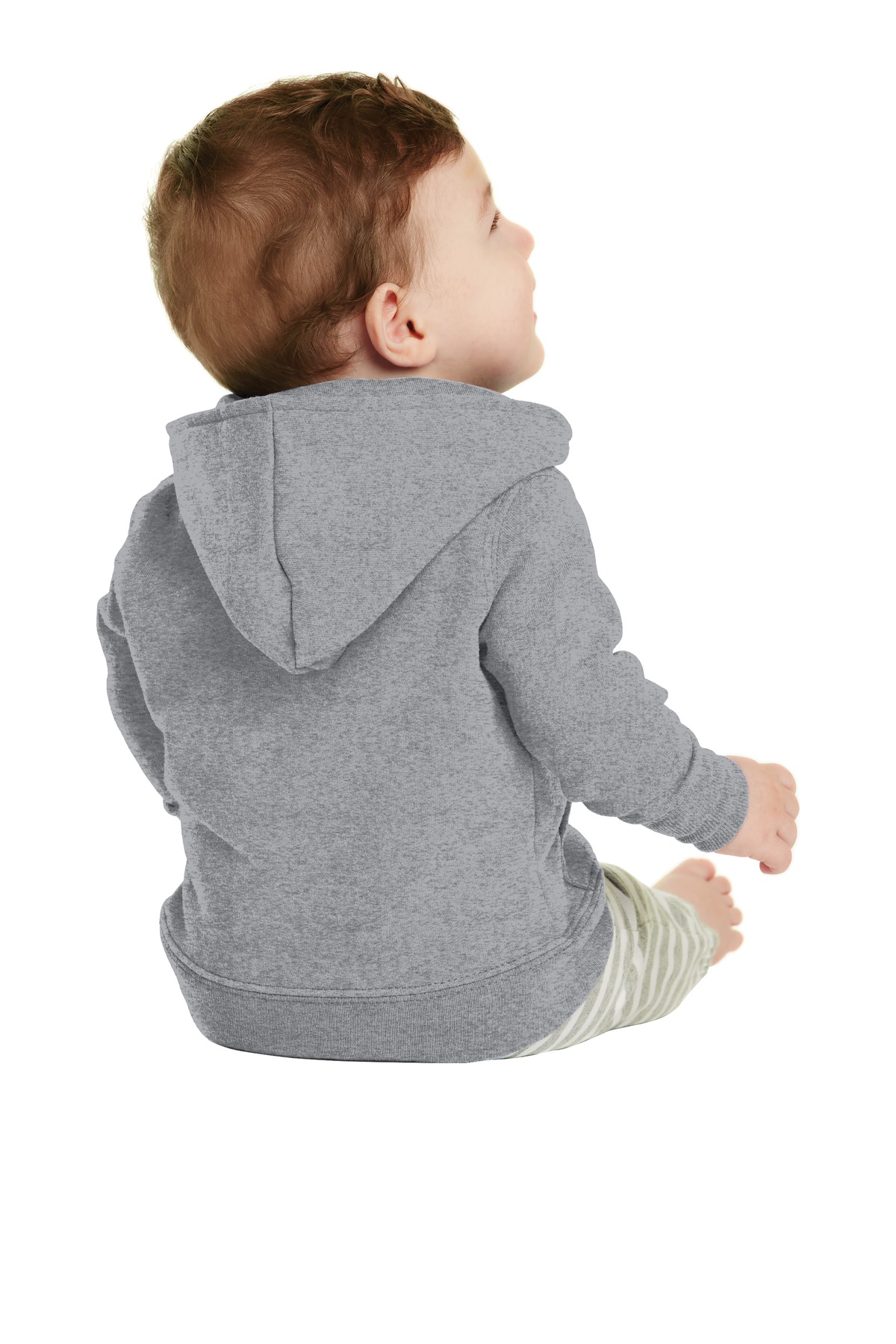 Port & Co Infant Core Fleece Full-Zip Hooded Sweatshirt. CAR78IZH 1